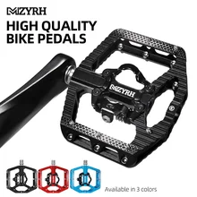 MZYRH-pedales SPD para bicicleta, Pedal antideslizante de aleación de aluminio, plataforma plana aplicable, accesorios de ciclismo impermeables