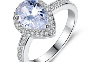 

YTF319 S925 Sterling Silver Ring lady ring zircon ring wedding engagement birthday party gift