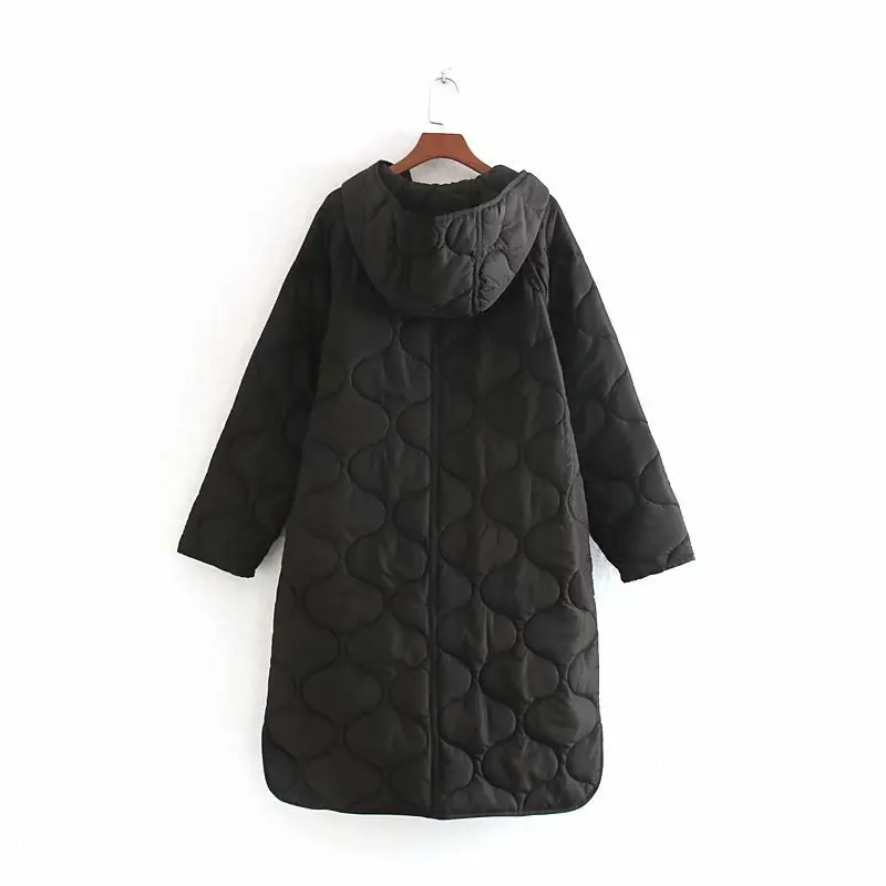 CC120-9397 European and American fashionable wind-cotton overcoat
