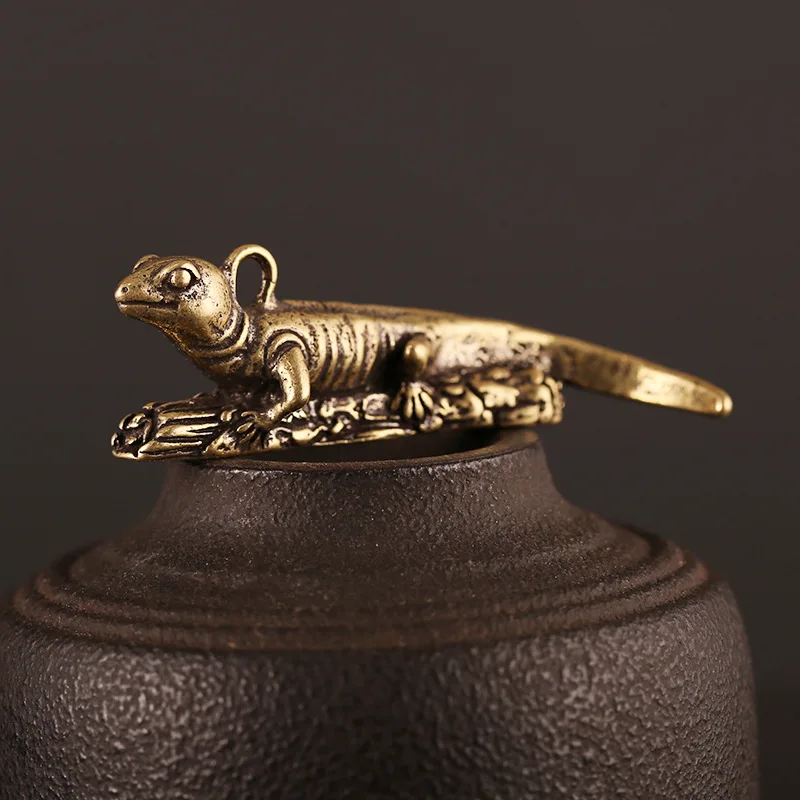 lizard pendants brass (6)