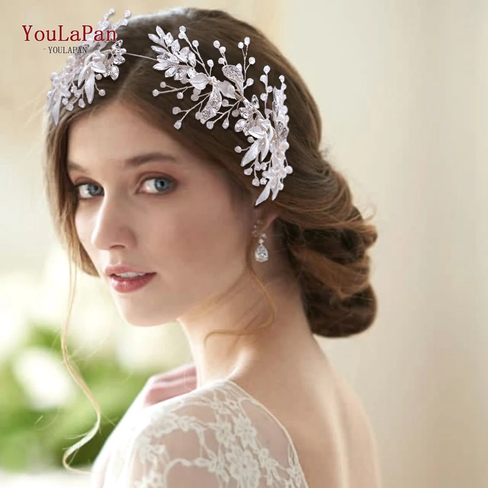 TOPQUEEN HP272 Bride Hair Accessories Wedding Hair Clip Wedding Crown Luxury Wedding Headband TOPQUEEN HP272 Bride Hair Accessories Wedding Hair Clip Wedding Crown Luxury Wedding Headband