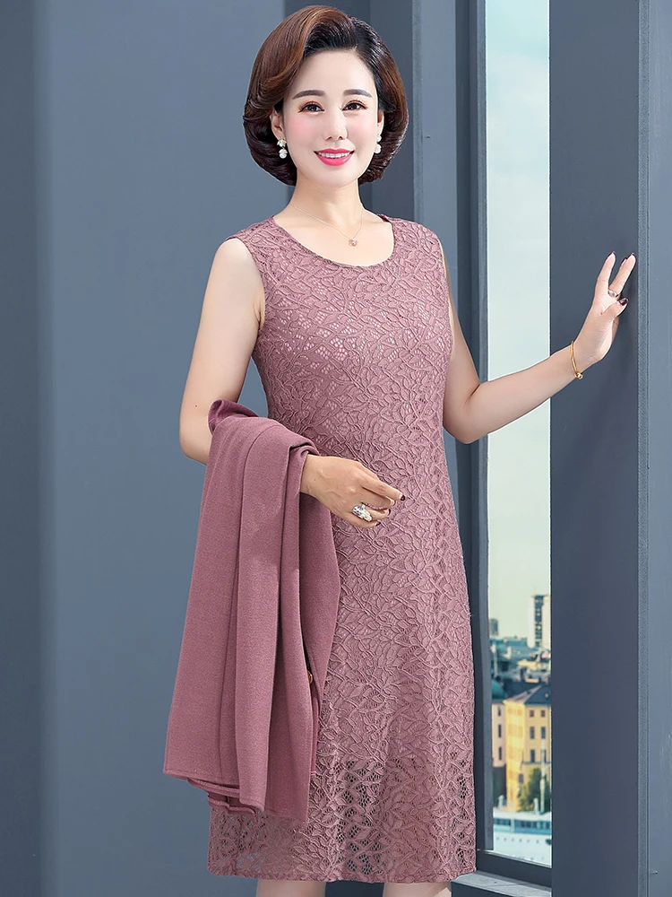 Очаровательное кружевное платье-футляр из двух частей; vestido novia; праздничная одежда для жениха; свадебное платье для гостей; вечерние платья для матери невесты с пиджаком