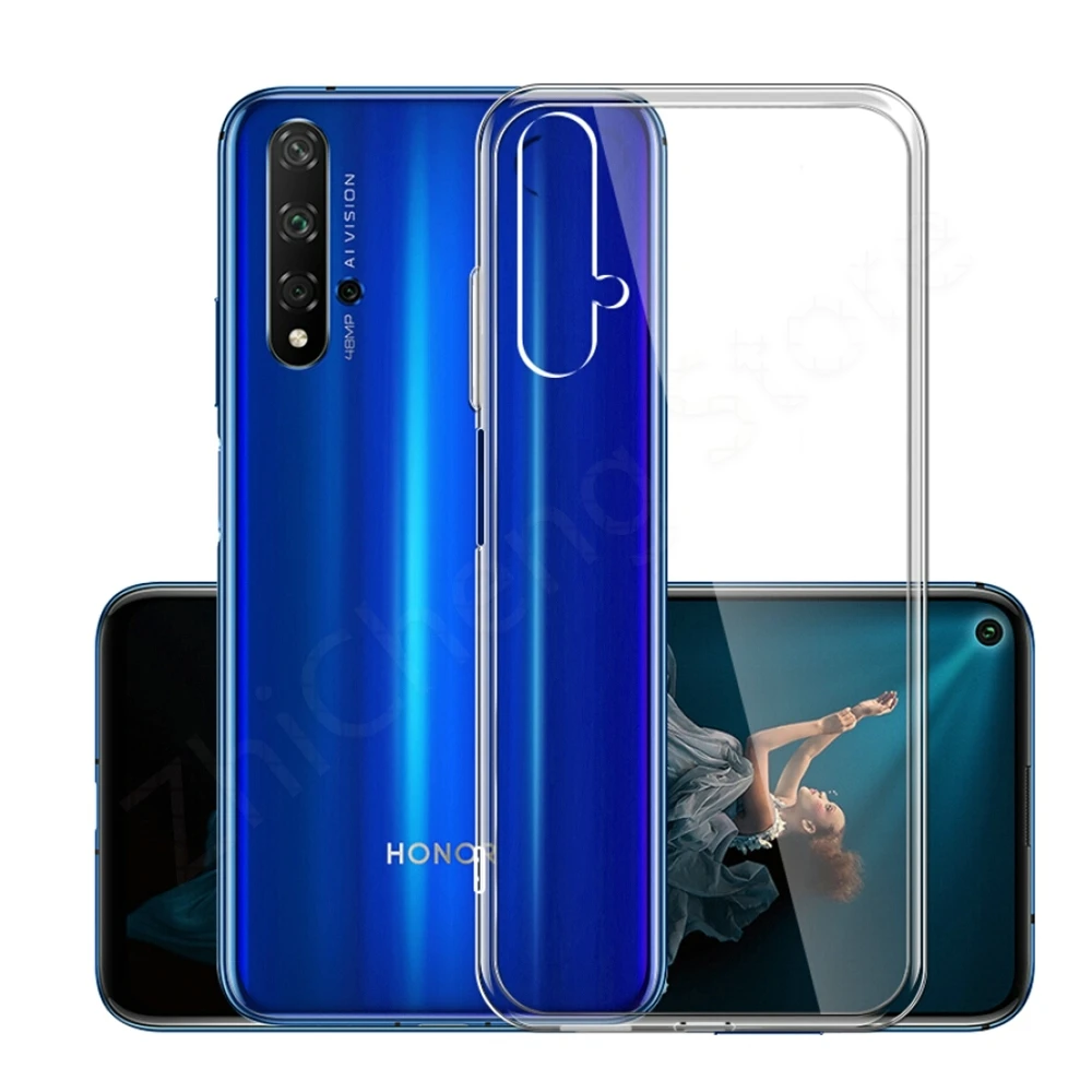 

Soft Clear TPU Cases For Huawei Honor 8 8C 8S 8X 9 9i 9X 10 10i 20 20i Lite Pro Transparent Silicone Phone Cover Case Shell