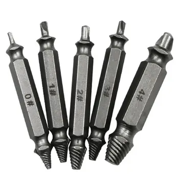 

Damaged Screw Extractor Drill Guide Set With Easy Exit Bolt Hexagonal Shank Head Break Screw Remover Tools