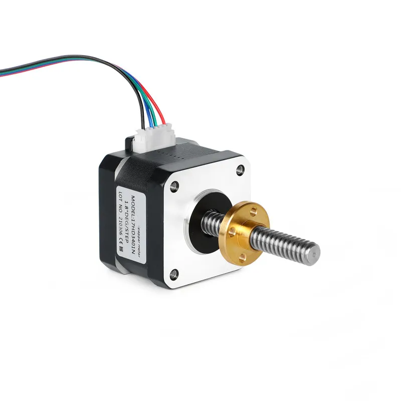 Linear stepper motor NEMA 17 stepper motor with lead screw 50-100mm Tr8*2 2mm lead 2mm pitch