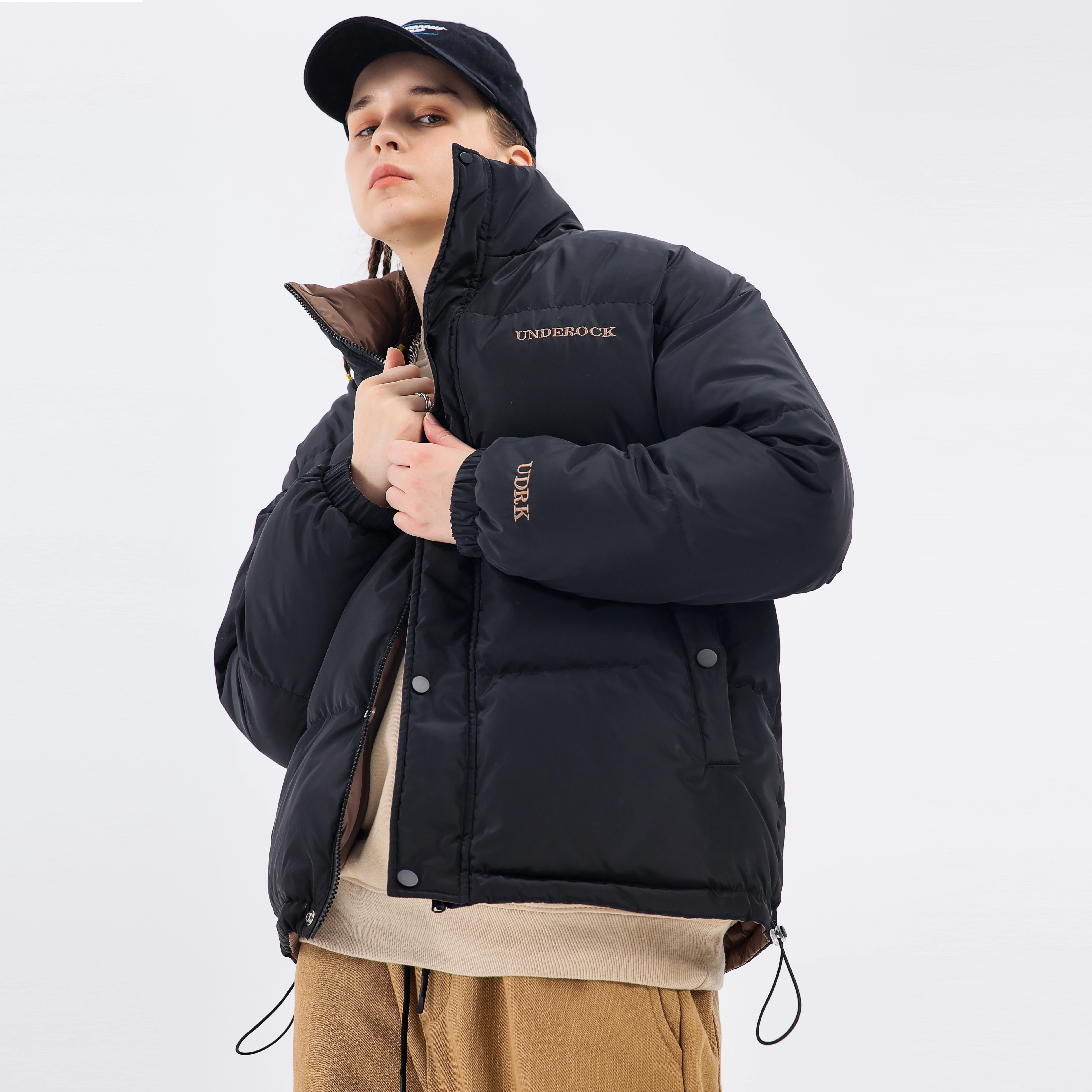 Chaqueta de dos caras para hombre, nueva chaqueta de invierno, 2021| de plumón| - AliExpress