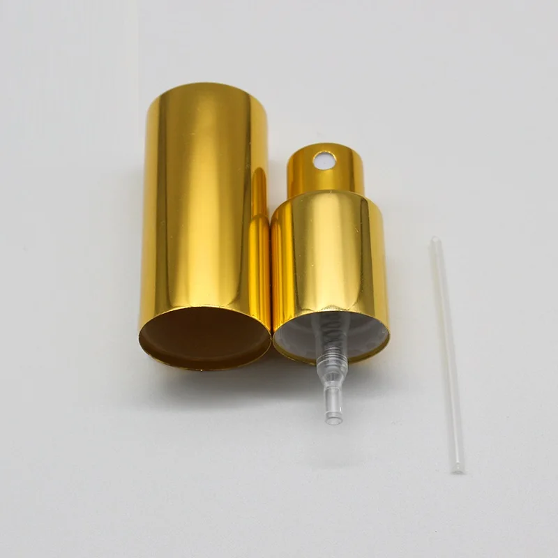 

18/410 bottle caps silver black gold aluminum lid mist spray pump head cover 18mm glass bottle applicable perfume bottle sprayer