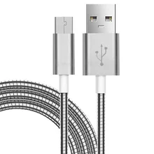 Micro Usb кабель для Iphone общего V8 Android Мобильный кабель данных металлическая линия зарядки дропшиппинг OFC-Z10