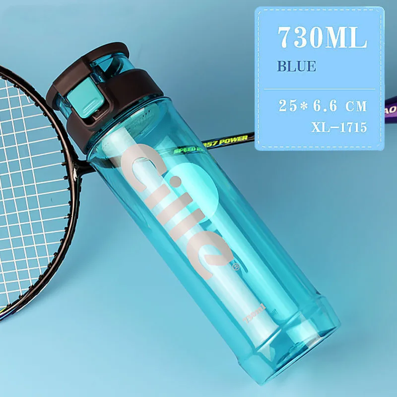 BLUE 730 мл бутылка для воды спортивная My Drink портативная уличная бутылка для воды портативная герметичная Bpa бесплатно Тур Альпинизм Новинка - Цвет: BLUE