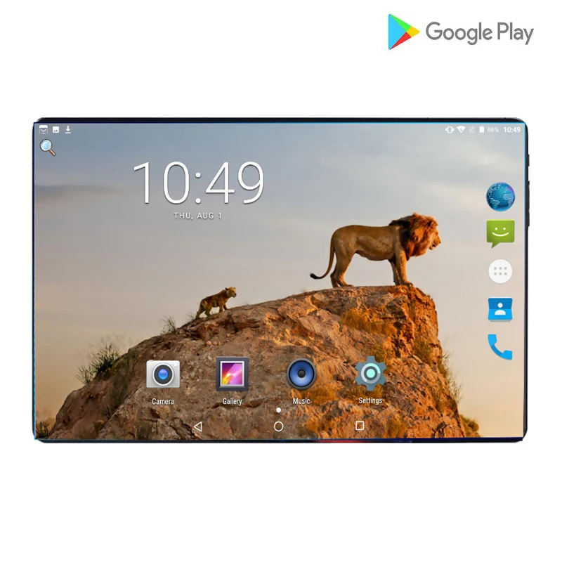 Newest Google Play Store Android 9.0 OS 10 inch 4G FDD LTE tablet 6GB RAM 64GB ROM 1280*800 IPS Dual SIM Cards Kids Gift