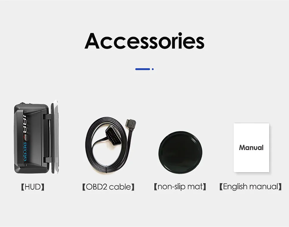 HUD Mirror L3 Car Head up display Digital Speedometer (17)