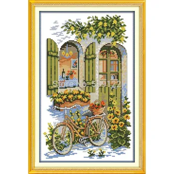 

Fragrance House DIY Needlework DMC Counted Cross Stitch Kit 11CT 14CT Kits Sets For Embroidery Knitting Needles Hobby and Crafts