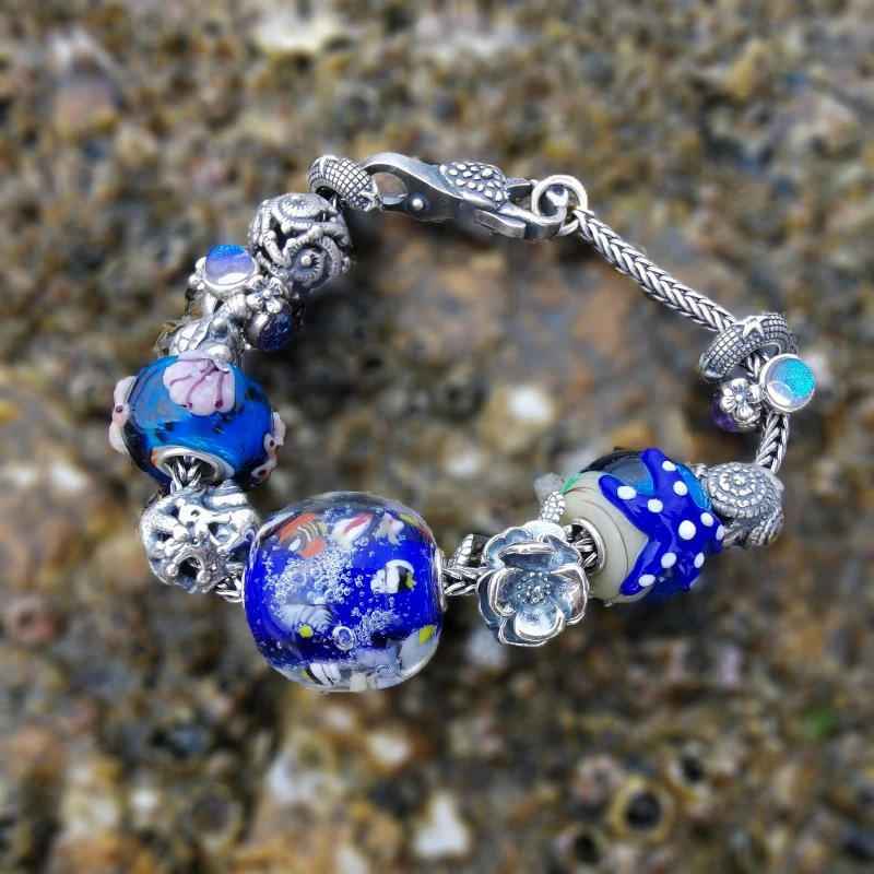 

Factory Own Design Charm Bracelets Silver 925 Original Beads Fit Original Bracelets The Sea World Beads Fashion DIY Jewelry