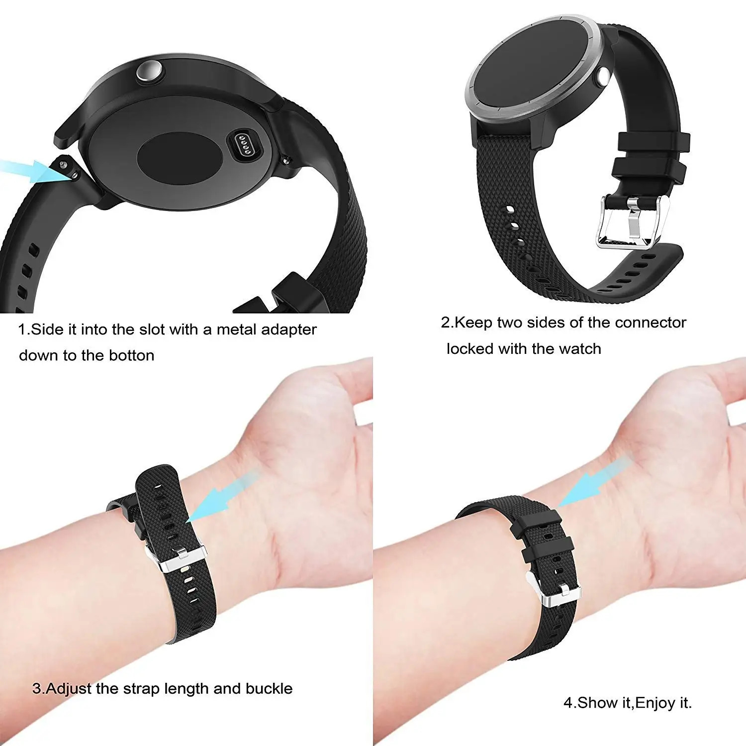Ремешок для часов Vivoactive 3 сменные фитнес браслеты 20 мм Garmin 3/ Forerunner 645