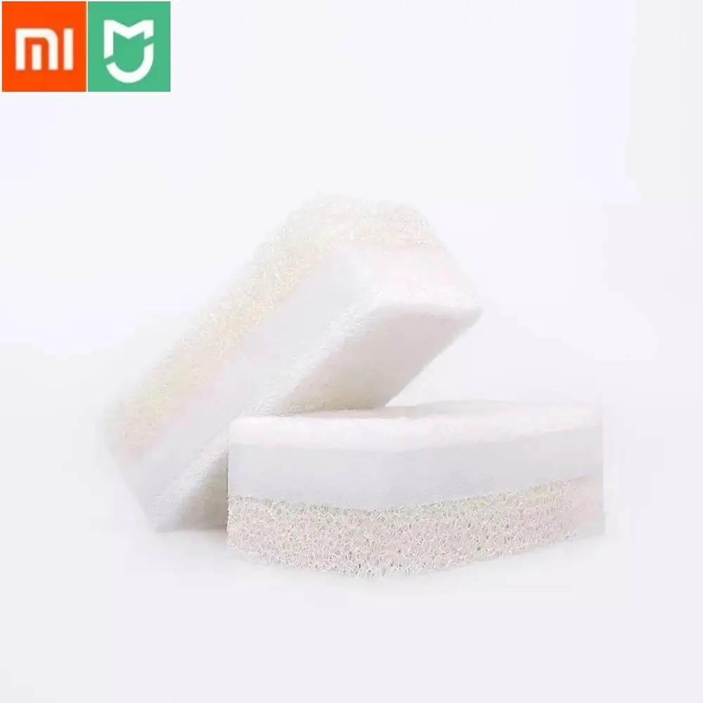 

Xiaomi JieZhi Three-Layer Composite Dishwashing Brush Kitchen Sponges Household Cleaning Eco-Friendly Scouring Pads 6pcs