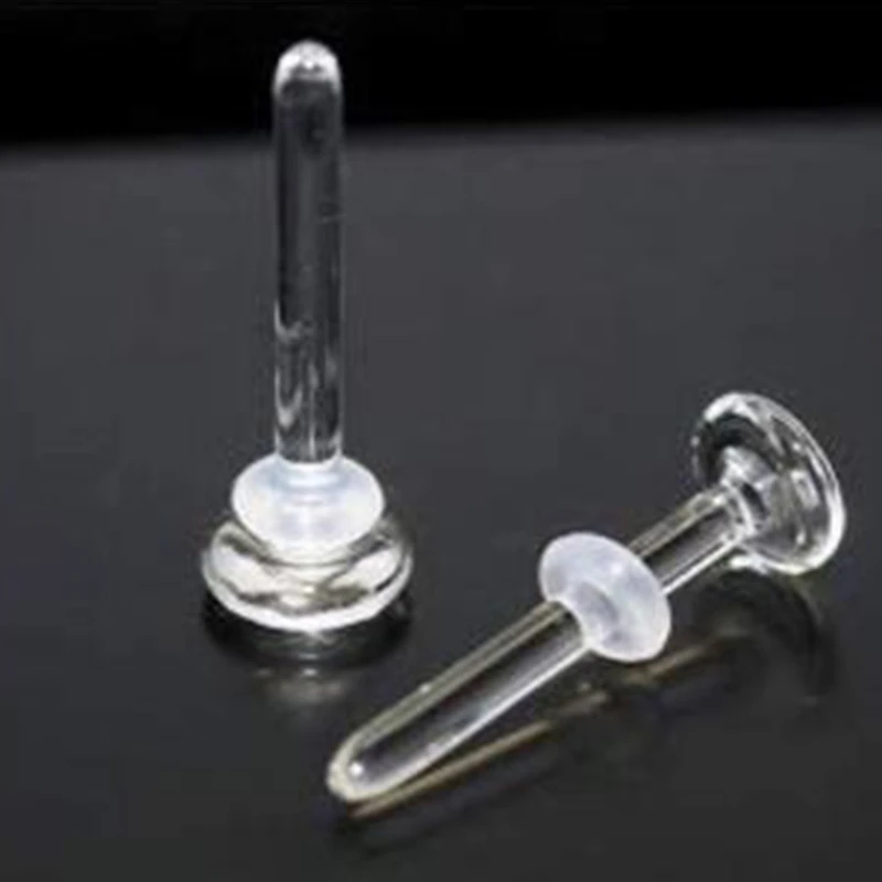 2020 18g10g Nose Retainer Pyrex Glass Nose Prong Nose Stud Rings Body