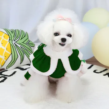 

New Christmas Dog Skirts Winter Pet Dog Clothes Dog Xmas Costume Dog Yorkie Chihuahua Cat Clothes Dresses Pet Clothing