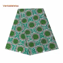 Африка Анкара полиэстер воск принты ткань бинта реальные воск высокое качество 6 ярдов африканская кружевная ткань для вечерние платье FP6256