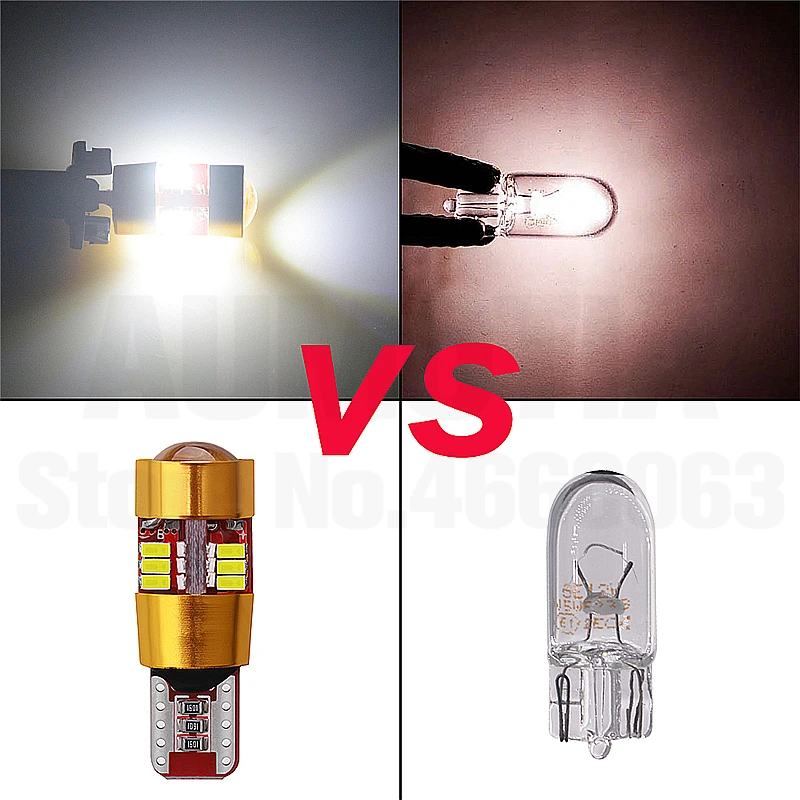 300x T10 светодиодный W5W автомобильный светильник 27 22 30 38 SMD luces 3014 Светодиодный s para автомобильный внутренний боковой фонарь для номерного знака, объектив DC 12 В 168 194