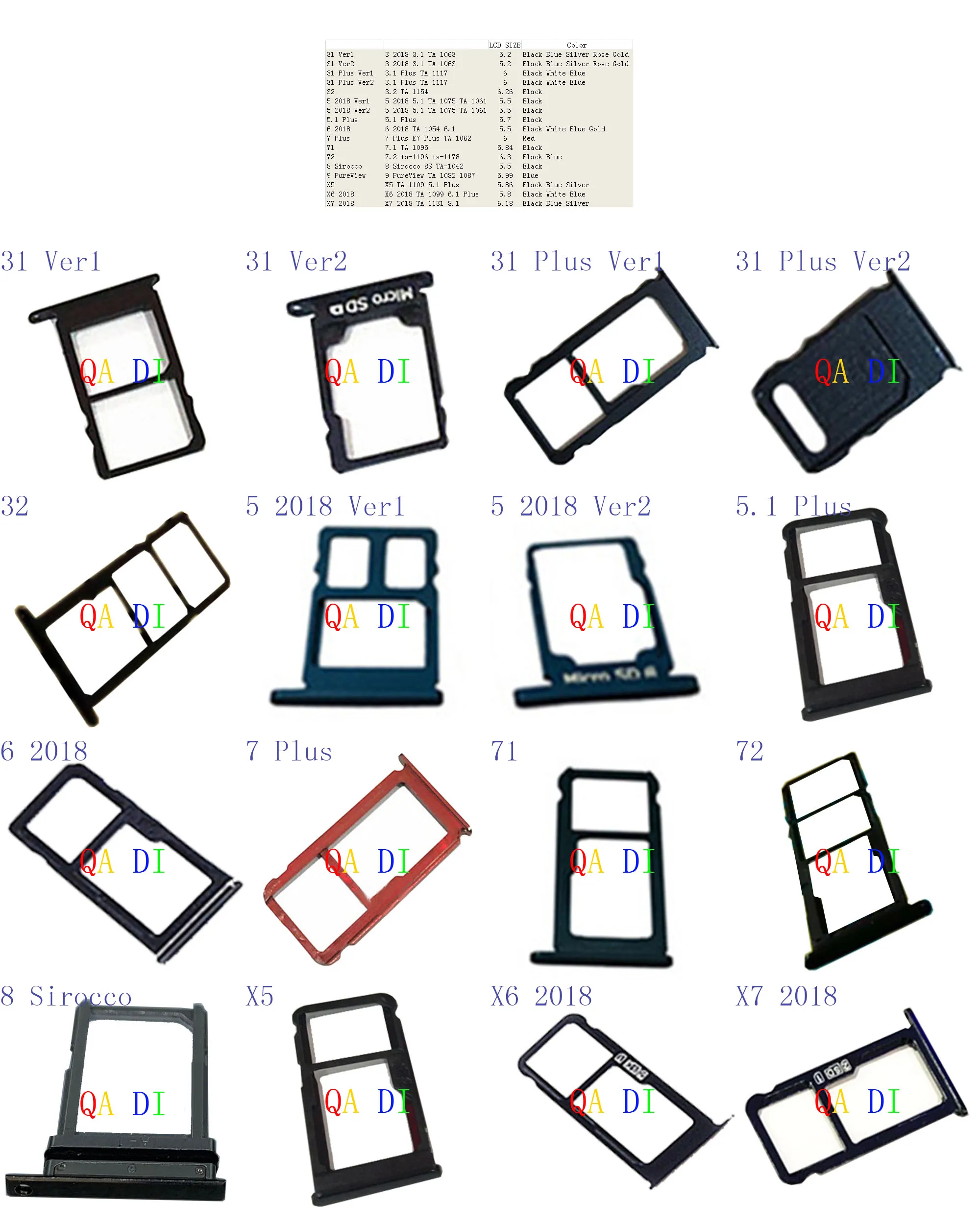 Sim-карта для Sony Xperia XA Ultra XZ Premium XZ1 Ver3 Compact F3113 F3115 F3112 F3116 F3216 F3215 F8332 F8331 XZP G8142 G8341 G |
