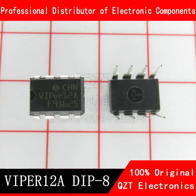 

10PCS VIPER12A DIP8 VIPER12 DIP 12A DIP-8 new and original IC