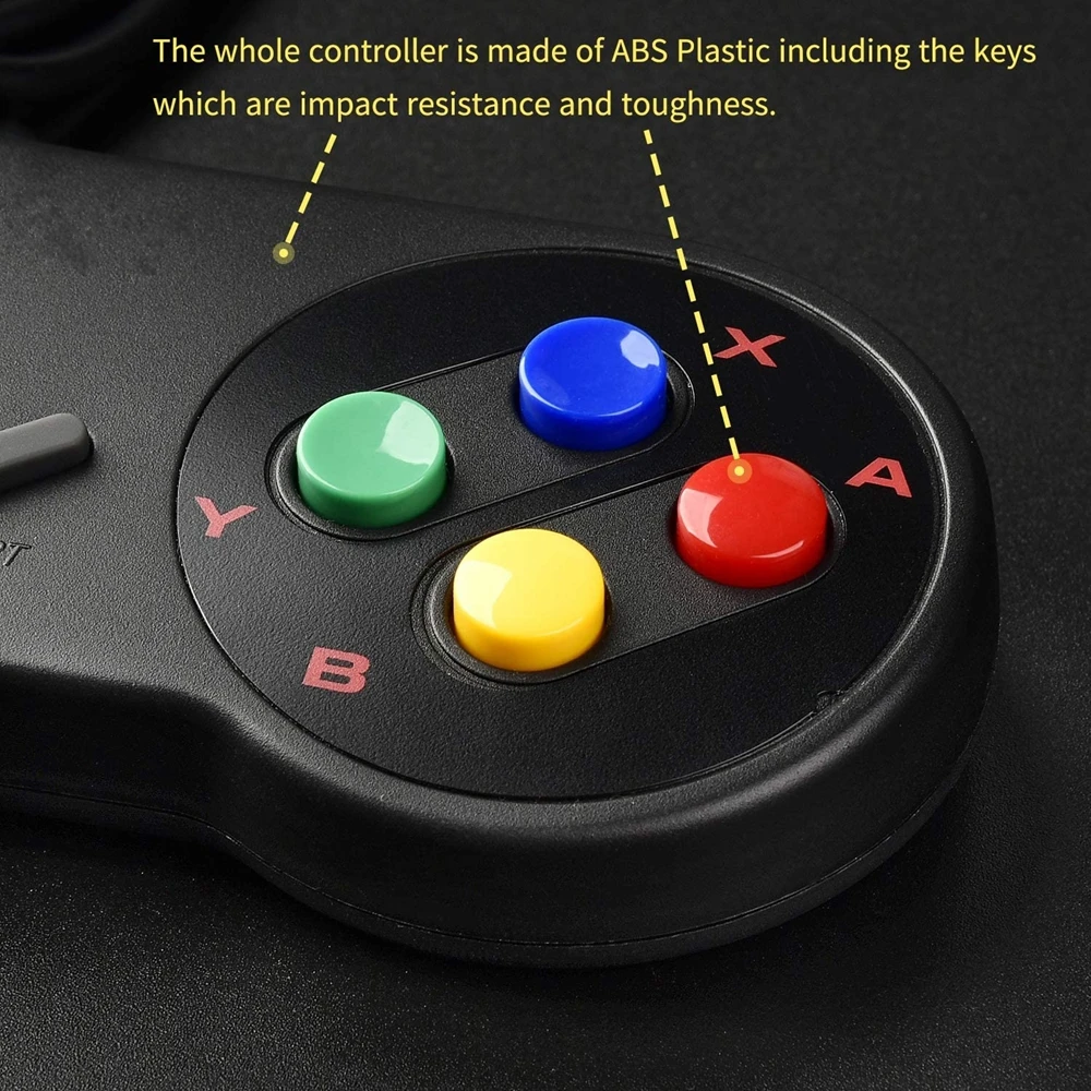 ٵ SNES USB  Ʈѷ е,  PC MAC  ̿, 4 