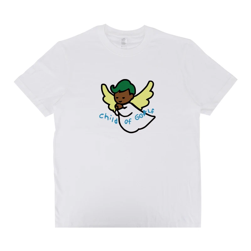 Golf Wang child Tyler The Creator hip hop Rapper Skate music T-shirt Cotton Men T shirt New TEE TSHIRT Womens | Мужская одежда