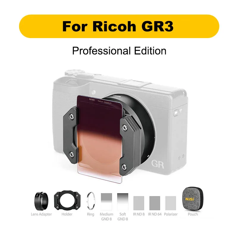 Tanio NiSi odporny adapter do filtra rura do Ricoh GR3