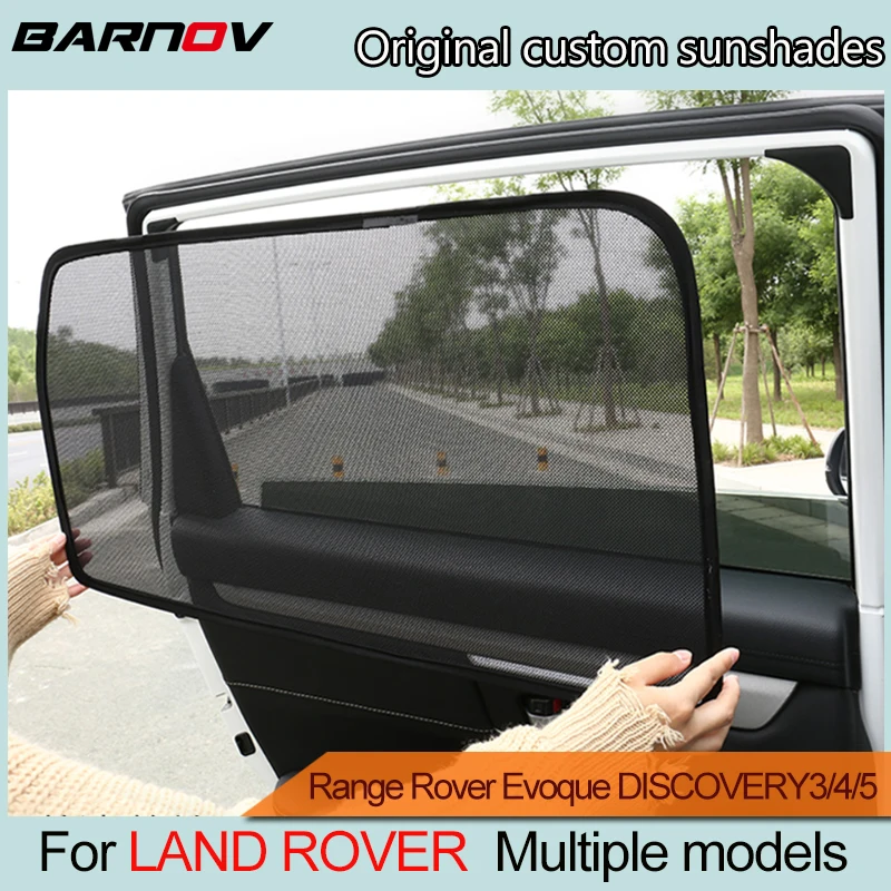 

Car Special Curtain Window SunShades Mesh Shade Blind Original Custom For LAND ROVER Range Rover Evoque DISCOVERY3/4/5/SPORT