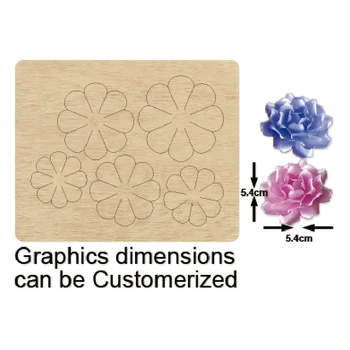 

diy flower bouquet Wooden die Scrapbooking 2020 New Cutting Dies fit common machine with cover pad