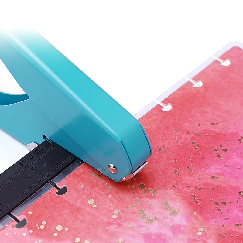 

Notebook Loose-leaf T-type Punchers Mushroom Hole Manual Punching Machine Scrapbook DIY Paper Cutter Office Binding Hole Punch