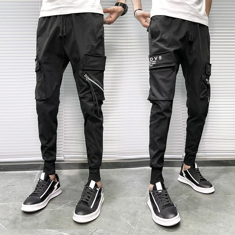 

2019 Spring New Style Social Lively Fella BOY'S Bib Overall Men's Skinny Pants Fashion K993