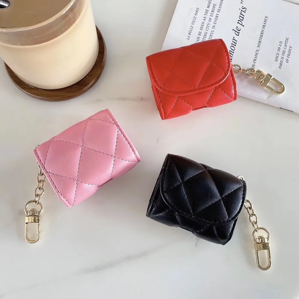 

In Stocks New Air Pods Cover for AirPods Pro 2 1 Earphone Case Women Gift Luxury Leather Design Shatter-Resistant Easy To Carry