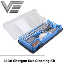 Векторная оптика 12GA дробовик пистолет чистящий набор пластиковый чехол 15 шт. в одной коробке