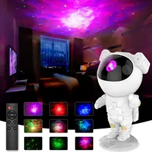

Hot Galaxy Projector Lamp Starry Sky Night Light For Home Bedroom Room Decor Astronaut Decorative Fixtures Children Gift