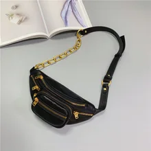 Бренд razaly Высококачественная натуральная кожа овчина нагрудная сумка винтажная рок золотая цепочка черная сумка-портфель кошельки и сумки настоящие