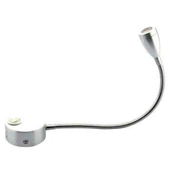 

12V RV Reading Light Vehicles 360 Degree Rotation Adjustable Led Button Control Office Bed Lamp Boats Multipurpose Portable