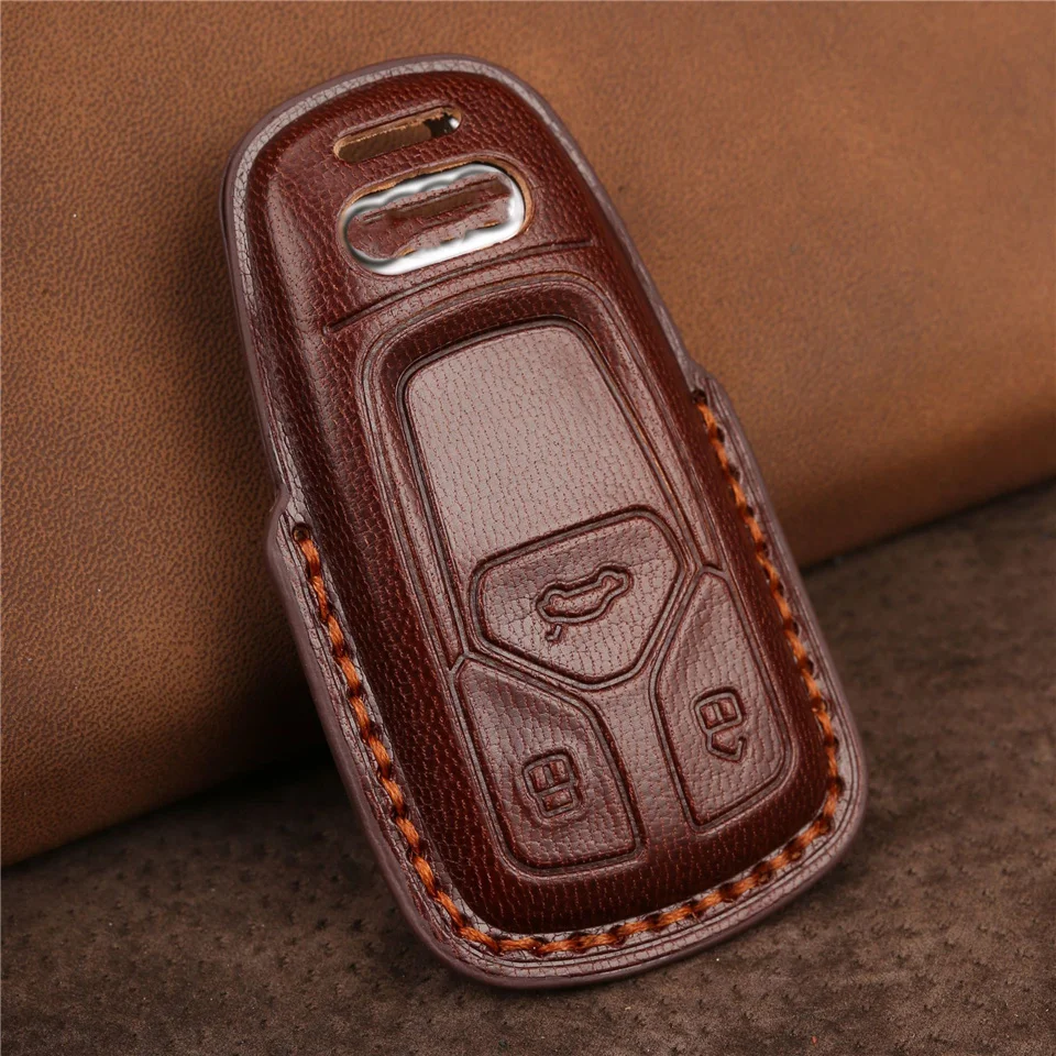 Custodia portachiavi per Auto custodia portachiavi per Audi a1 a3 8v a4 b9 a5 a6 c7 q3 q5 q7 tt supporto Shell Auto portachiavi proteggi Set accessori - H4c0a509c786141bf94f3deee6d8a661fF