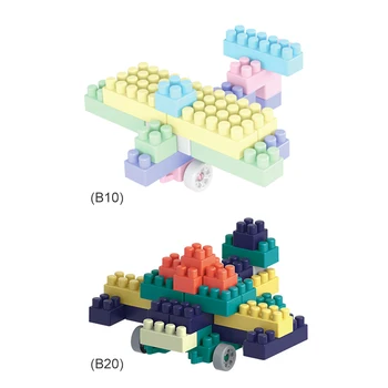 

100pcs/set Building Blocks Bricks Bulk Model Figures Educational Assembled Toy Multiple Shapes Assemble Toy Games Jigsaw