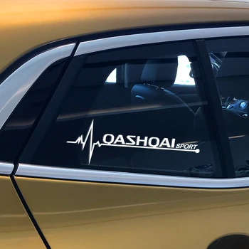 2 Autocollants Vinyle Logo Nissan - Qashqai, Juke, Leaf, X-Trail, Micra (10x6,8 Cm), Finition Glossy, Personnalisables