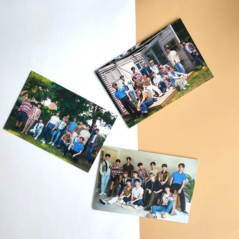 3 шт./et Kpop SEVENTEEN Фотокарточка HD Высокое качество K-pop Seventeen новый альбом карточка