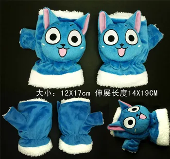 

1 Pair Anime FAIRY TAIL Happy Cosplay Warm Gloves Cute Happy Cos Prop Gift Fans Halloween Collections Props Gifts