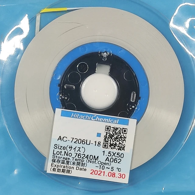Filme condutor anisotrópico ACF LCD, AC-7206U-18, AC7206U-18, New Datacode  - AliExpress