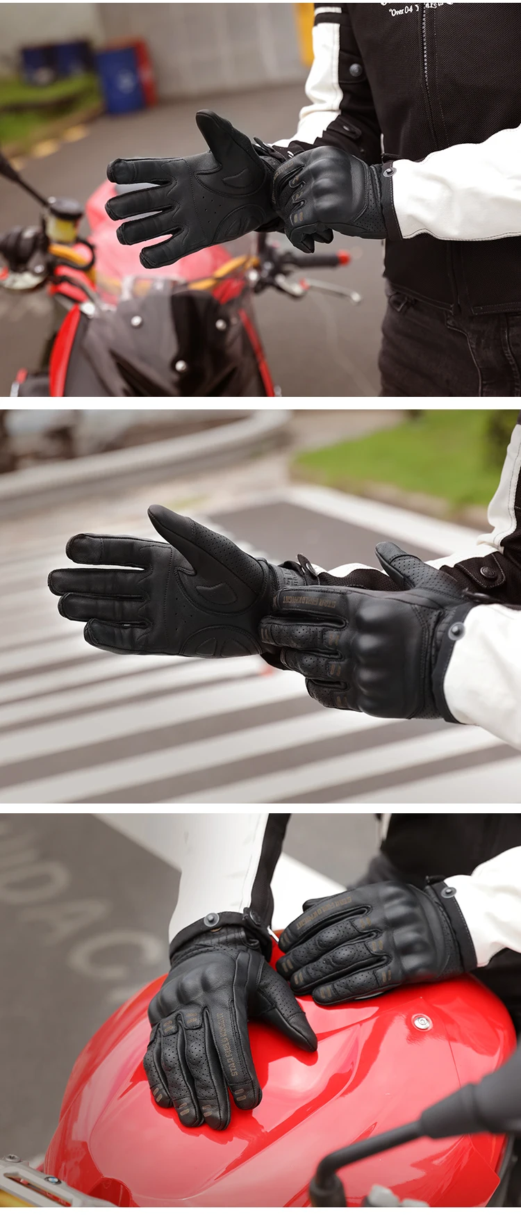 motocicleta tela sensível ao toque proteção da