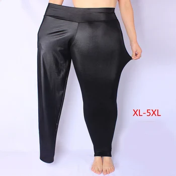 

Leggings Women 5XL Large Size High Waist Solid Simple All-match Leisure Daily Trendy European Style Legging Womens Soft Chic New