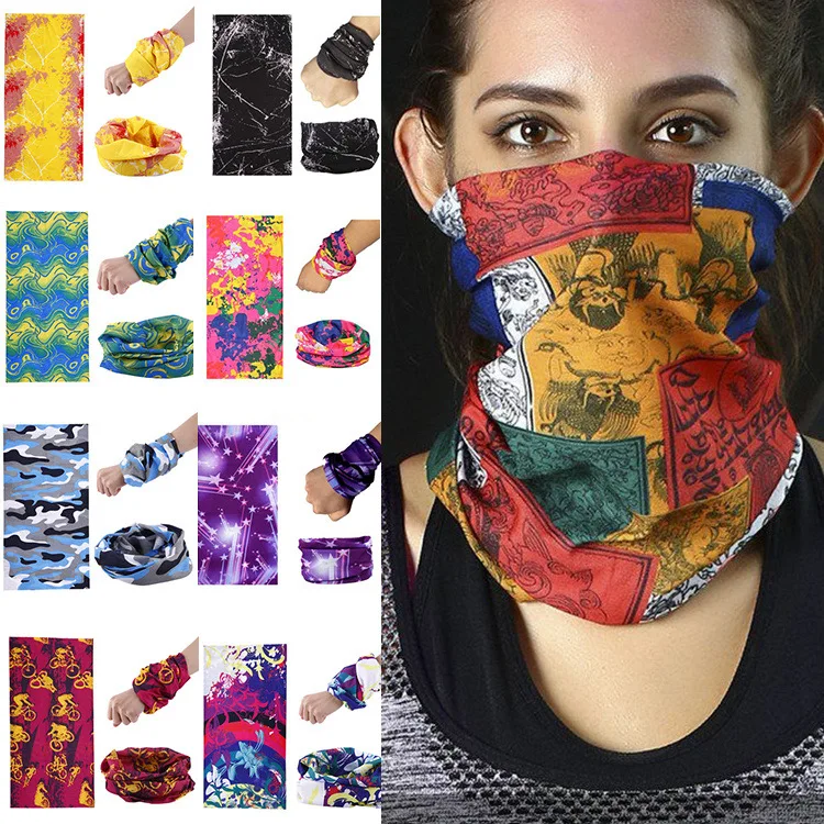 

Windproof, Dustproof, Sunscreen, Variety Magic Headscarves, Outdoor Sports Face Mask, Neck Riding Scarf