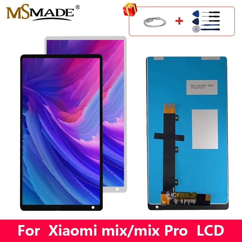 

Original For Xiaomi Mi Mix / Mi Mix Pro 18K Version LCD Display Screen Touch Digitizer Replacement Assembly Parts Free Tools