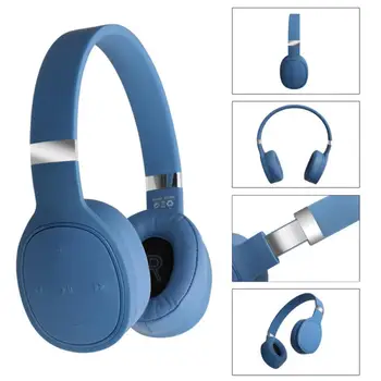 

VJ087 Over-Ear Wireless Bluetooth5.0 Headphone Stereo Headset with Microphone Comfortable to Wear