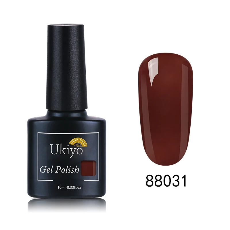 88031 Ukiyo 10 мл отмачиваемый Гель-лак для ногтей УФ светодиодный сменный Гель-лак разноцветные, для ногтей с мраморным эффектом - Цвет: 88031