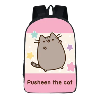 

Lovely Children Schoolbag Pusheen Cat Rucksacks Backpack for Teenagers Girls Student School Travel Shoulder Bag Mochila Escolar